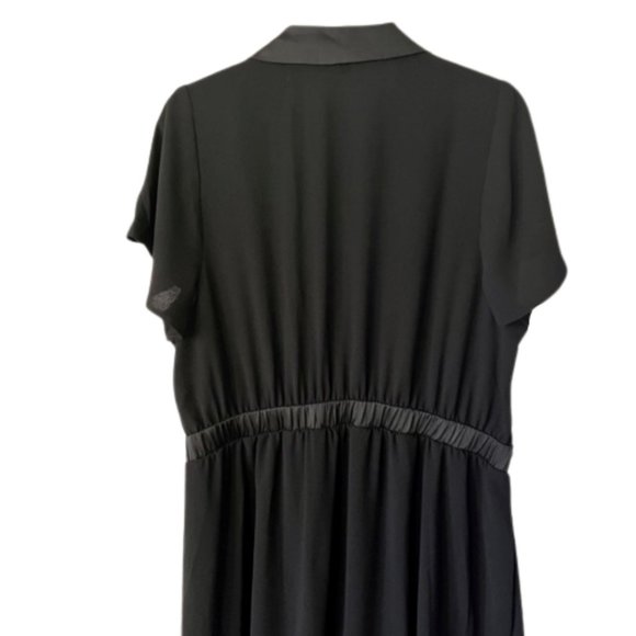 NWOT ModCloth Tuxedo Double Breasted Dress Flutter Sleeves - 1X - Picture 7 of 9